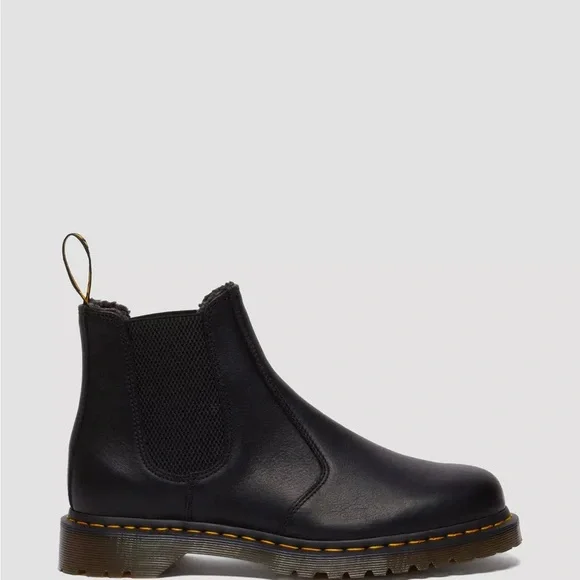 MDr. Martens 2976 GRIZZLY FLEECE LINED CHELSEA BOOTS. M 7/W 8. NEW - Picture 4 of 9